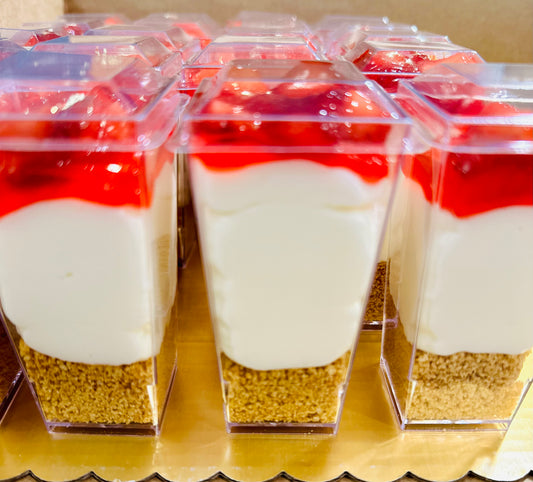 Strawberry Cheesecake Dessert Shooters