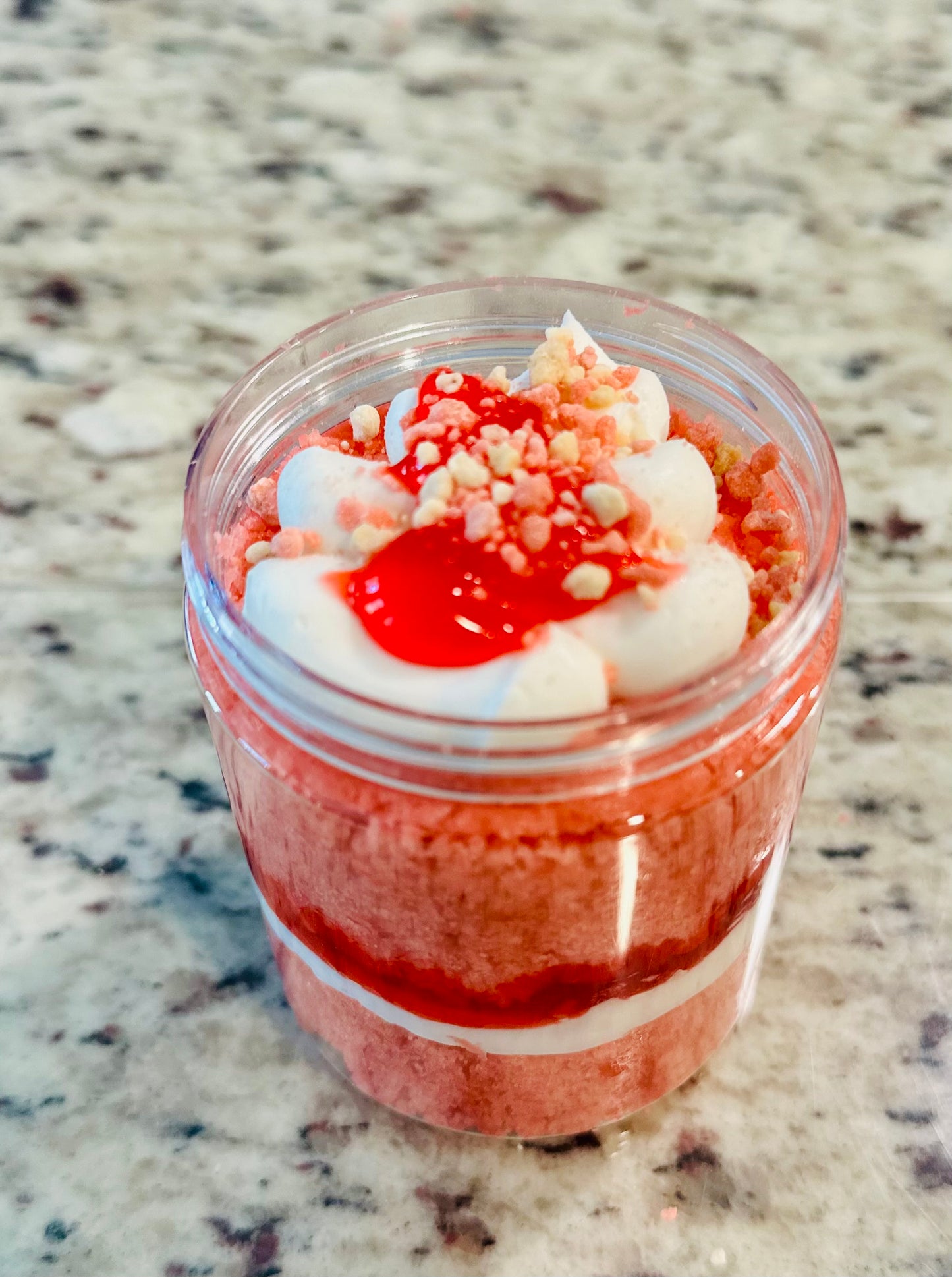 Strawberry Cake in A Jar- Pre-Order